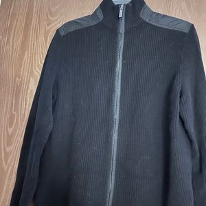 Kenneth Cole New York Full Zip Sweater EUC Nice Details